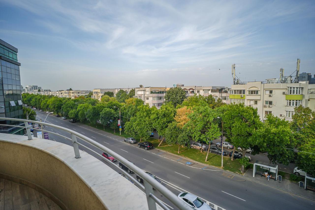 Penthouse With Huge Rooftop & Amazing City View Bukareszt Zewnętrze zdjęcie