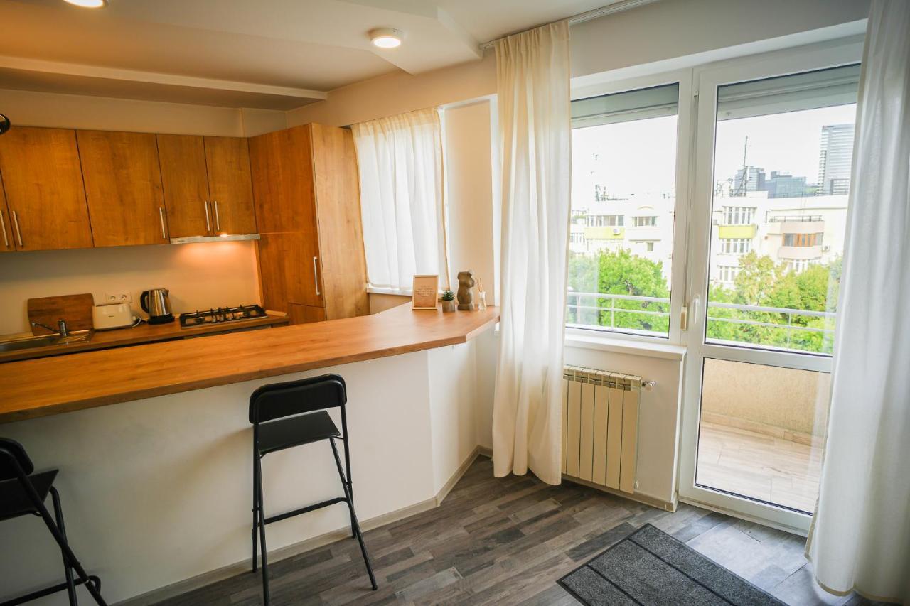 Penthouse With Huge Rooftop & Amazing City View Bukareszt Zewnętrze zdjęcie